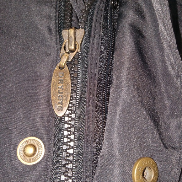 Dryjoys by Footjoy Sleeveless Full Zip/Snap Windbreaker Men's Medium Black - Picture 7 of 10